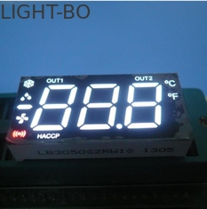 شاشة LED متعددة الأجزاء ثلاثية الأرقام ثلاثية الجزء فائقة الإضاءة من أجل التحكم في التدفئة / التبريد